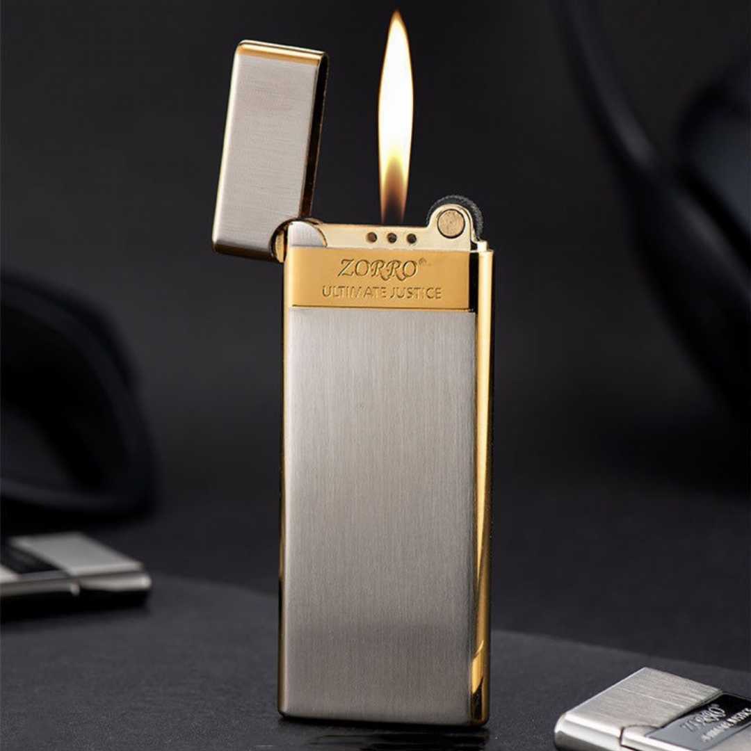 High,Quality,Metal,Thinner,Retro,Grinding,Wheel,Open,Flame,Cigarette,Lighter