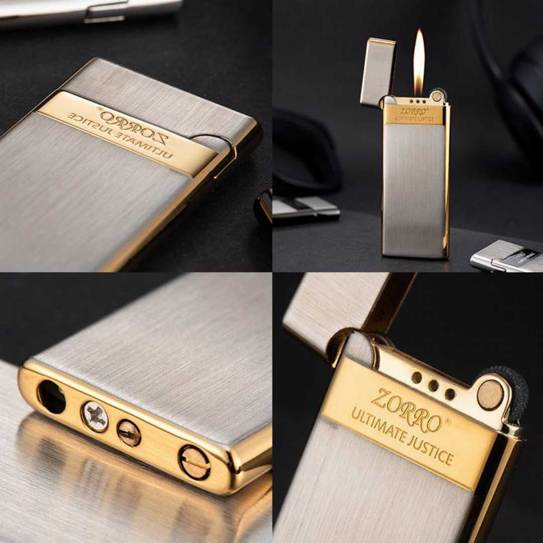 High,Quality,Metal,Thinner,Retro,Grinding,Wheel,Open,Flame,Cigarette,Lighter