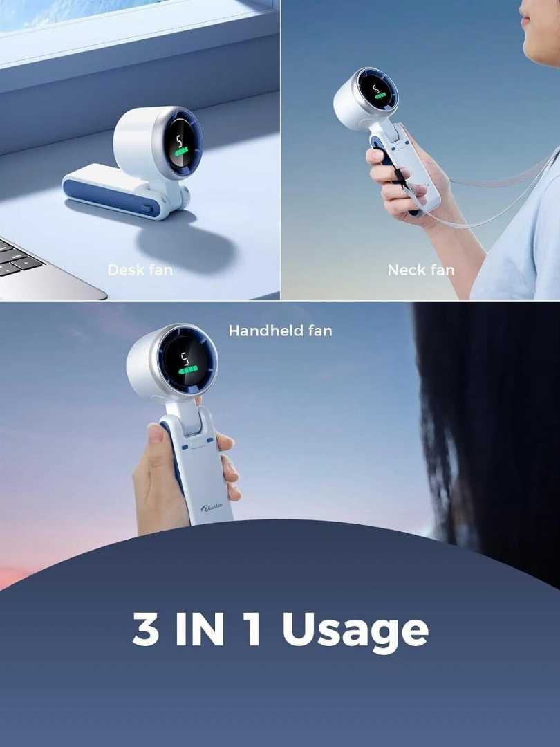 Handheld,Portable,Turbo,Mini,Fan,–,1800mAh,Brushless,Motor
