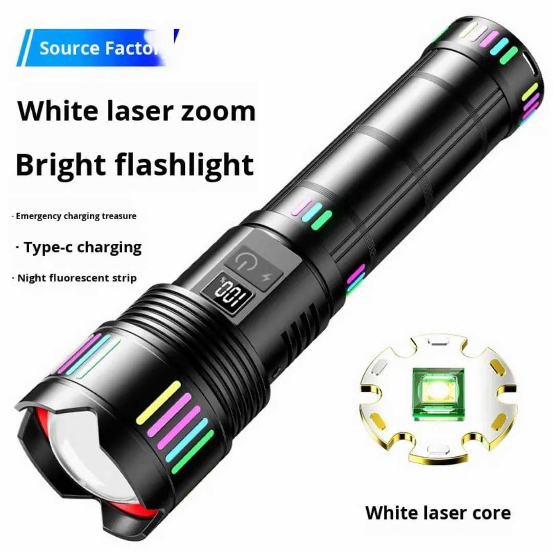 High,Power,LED,IP65,Waterproof,Aluminum,Alloy,USB,Rechargeable,Flashlight,Super,Bright,Long,Battery,Life,Campin