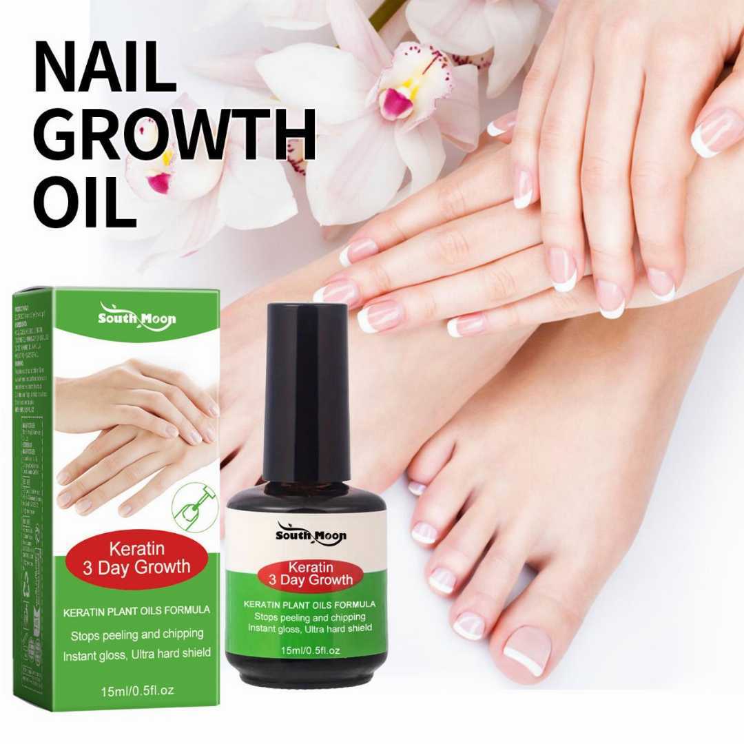 South,Moon,Nail,Repair,Keratin,Growth,Oil,Gray,Softens,Remove,Thickens,Brightens,And,Nourishes